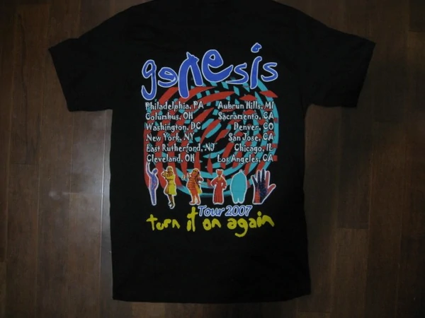 GENESIS / TURN IT ON AGAIN 2007 Tour- T-shirt